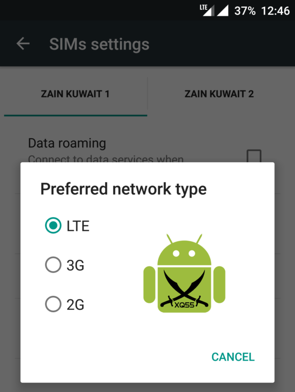 XQ55 OnePlus2 SIM Card